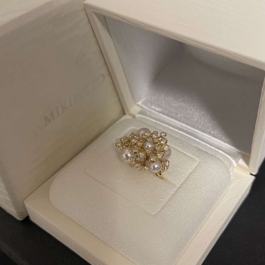 MIKIMOTO - 【現行超美品】MIKIMOTOミキモト0.64ct ダイヤリングK18 11