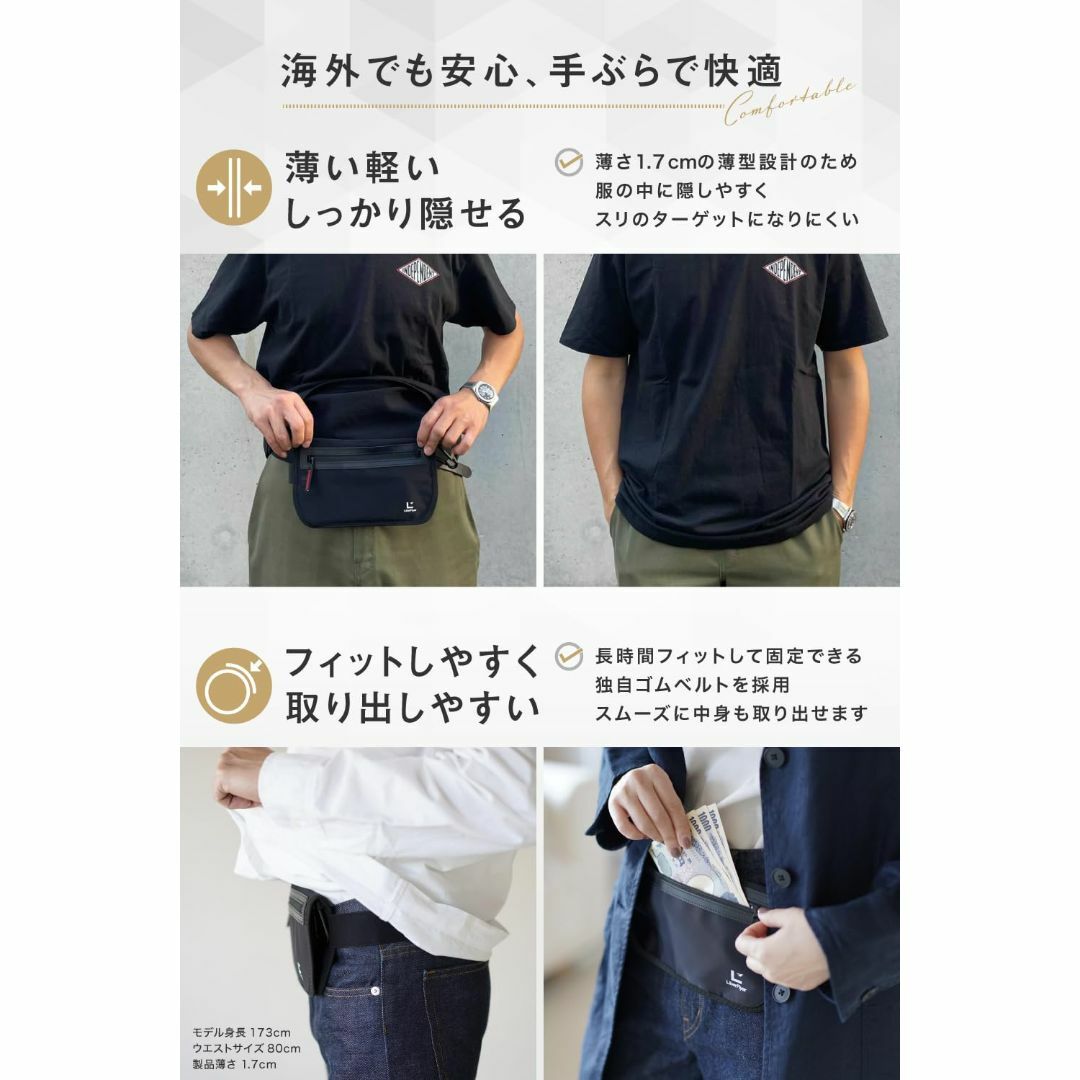 [LiberFlyer] セキュリポ（SECURIPO） セキュリティポーチ 独