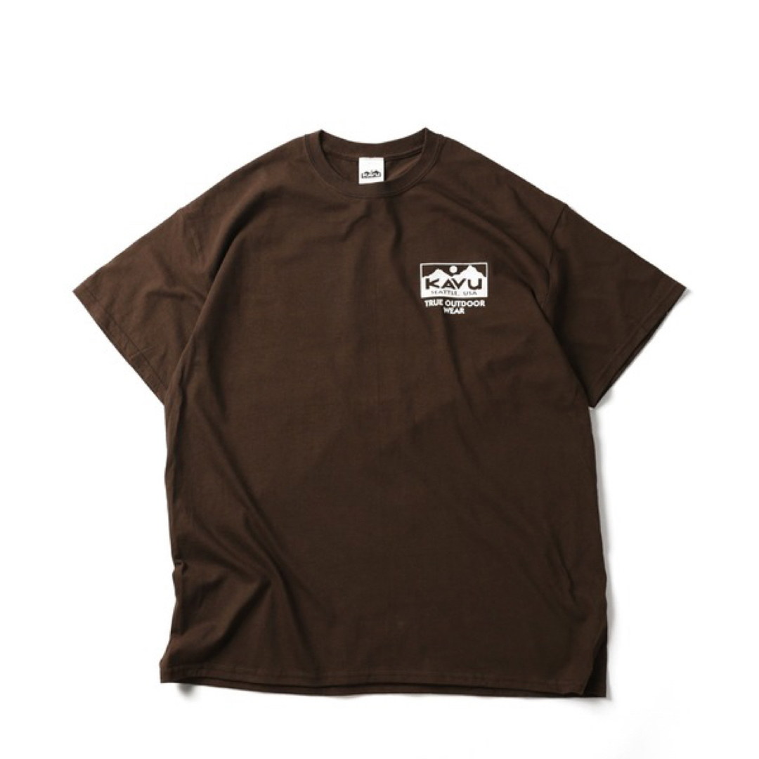 kavu カブー TRUE LOGO バックプリントTシャツ Ｓ+ XL