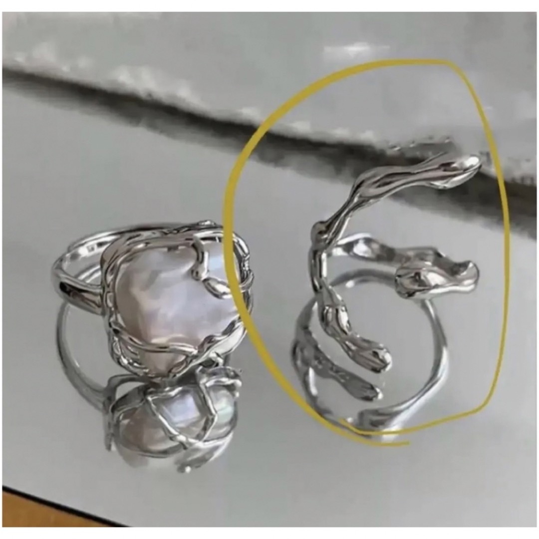 即発送　silver ring ♡ 大人気　シルバー925 レディースのアクセサリー(リング(指輪))の商品写真