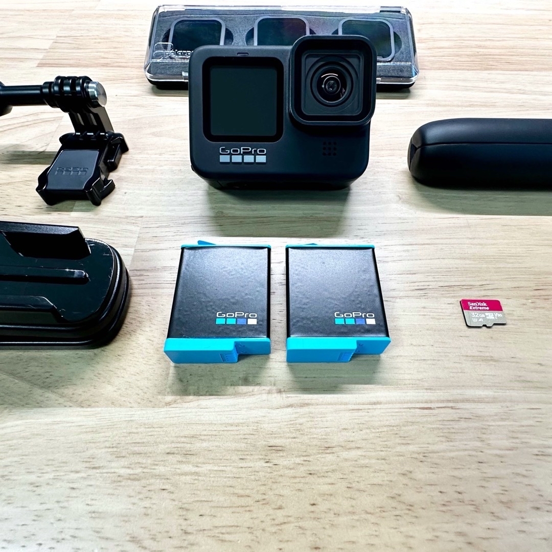 美品 | GoPro HERO9 本体 ＋ アクセサリー5種セット