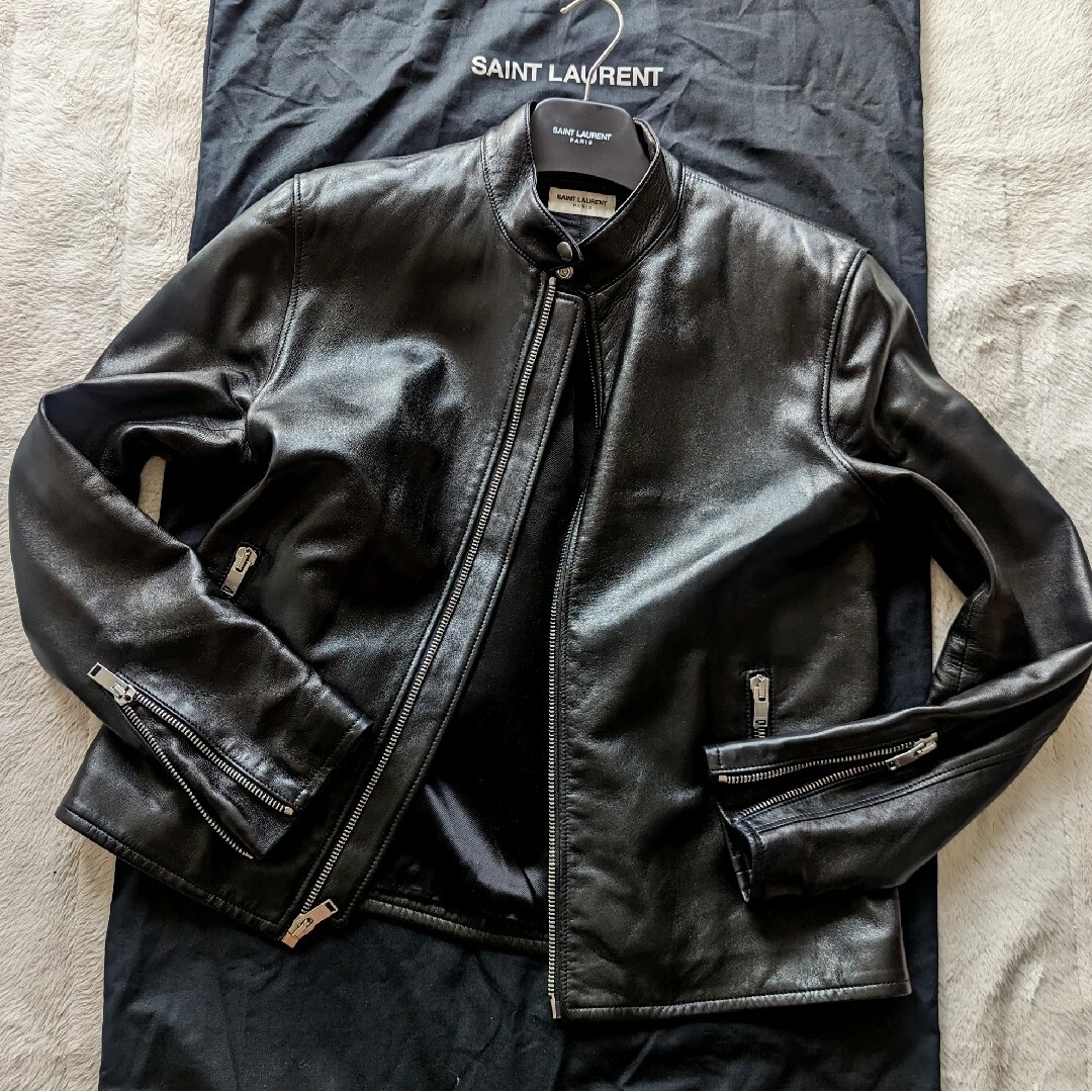 Saint Laurent - 至極美品 超人気&稀少サイズ サンローラン ラムスキン