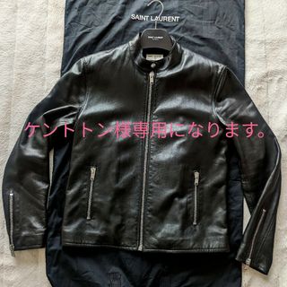 サンローランパリ  635539 YC2OC シングルレザージャケット  メンズ 50