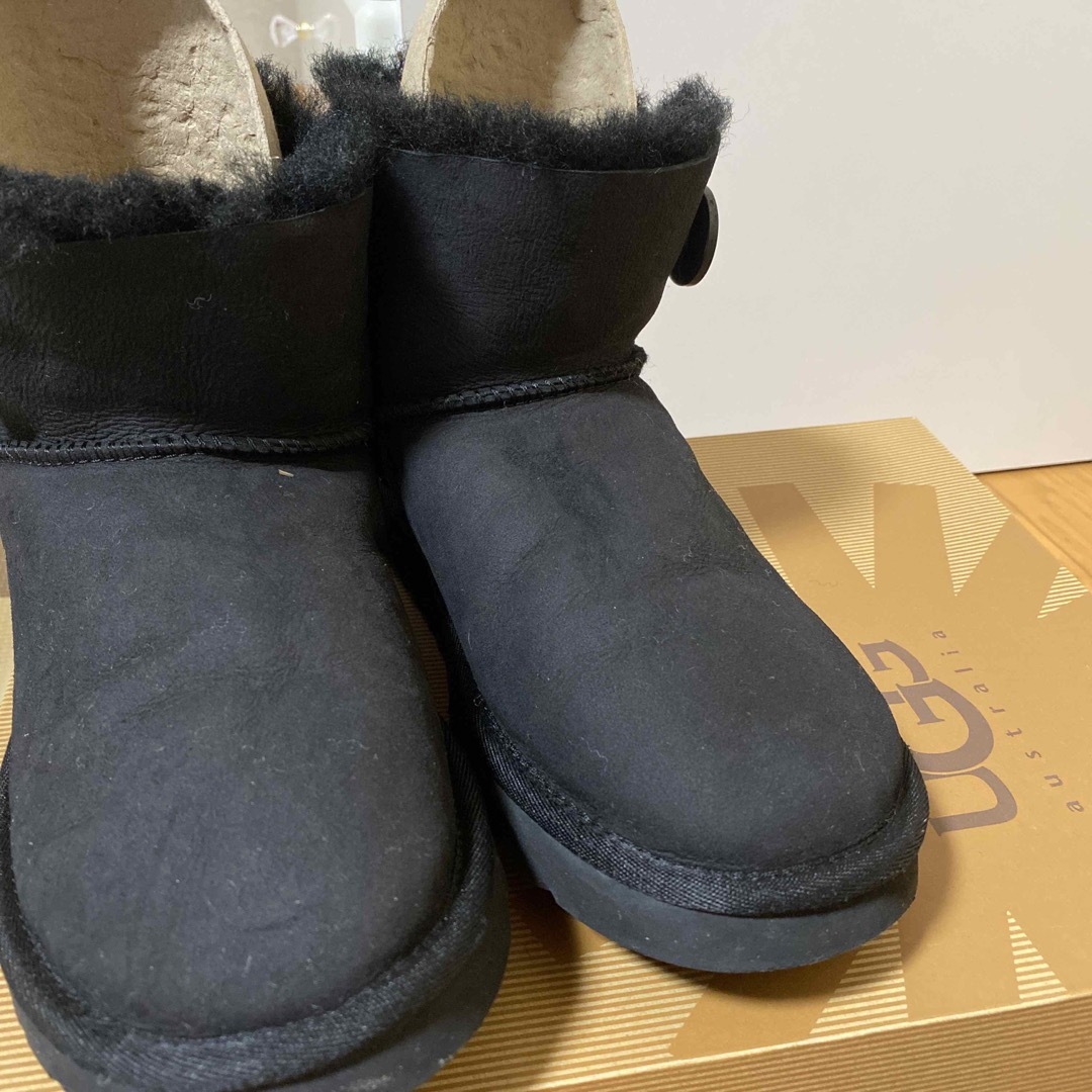 UGG W MINI BAILEY BUTTON】UGG BAILEY黒 - siyomamall.tj