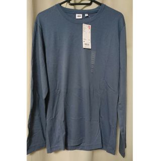 ユニクロ(UNIQLO)のユニクロ UNIQLO プレミアムコットンクールネックT(Tシャツ/カットソー(七分/長袖))