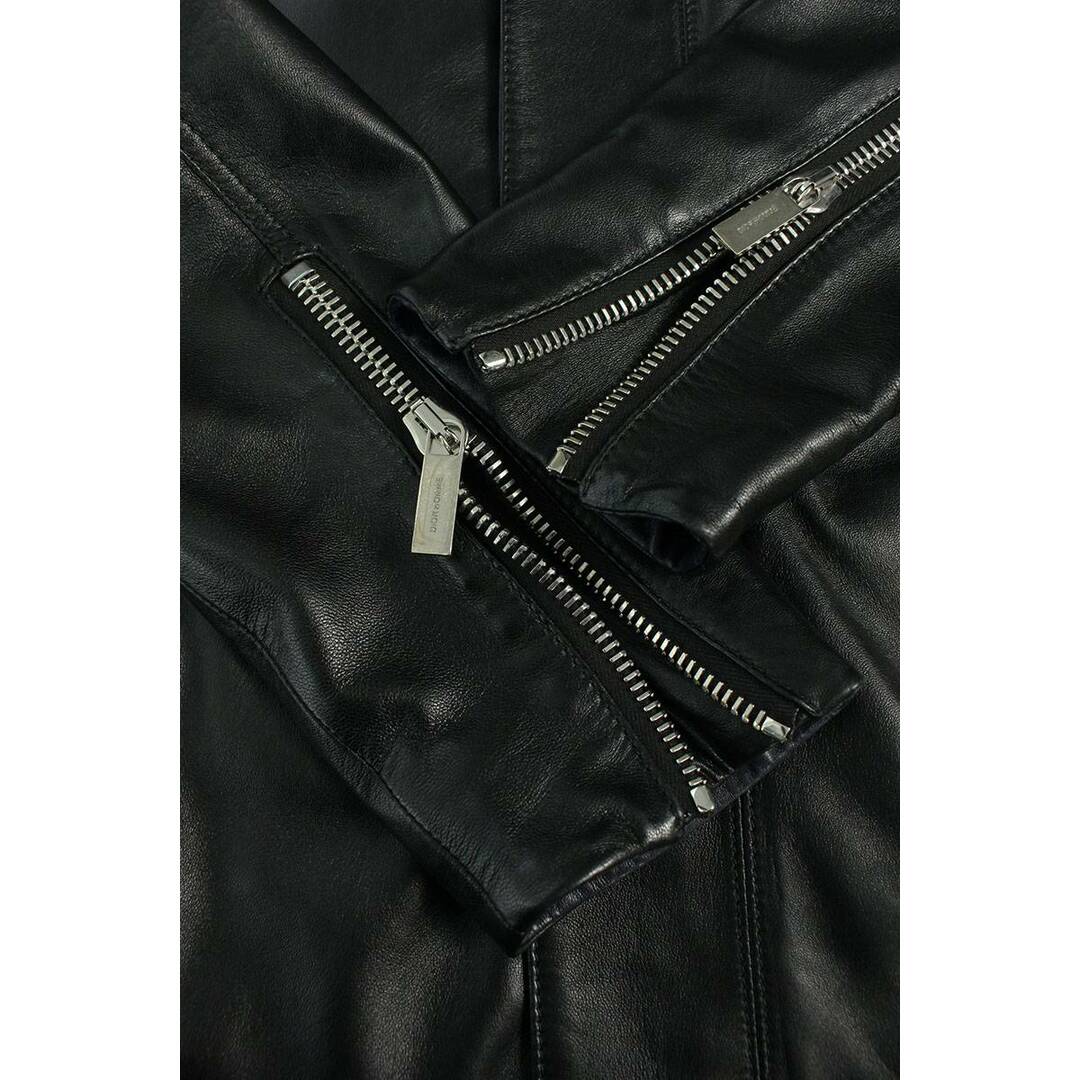 ディオールオム 16SS 663L461F0235 ジップアップシングルラムレザージャケット メンズ 44