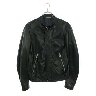 ディオールオム 16SS 663L461F0235 ジップアップシングルラムレザージャケット メンズ 44