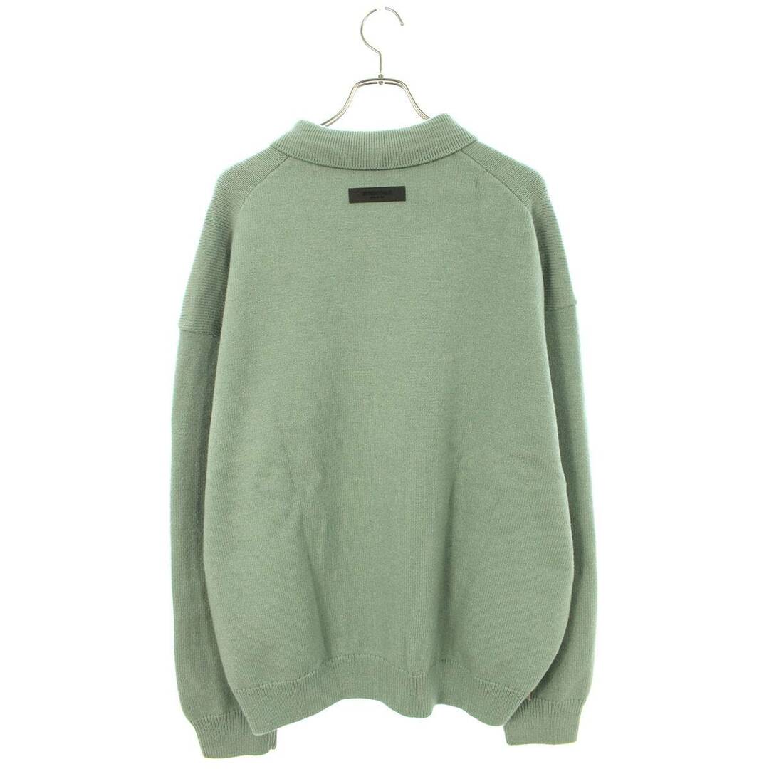 FEAR OF GOD(フィアオブゴッド)のフォグ  ESSENTIALS KNIT L/S POLO SYCAMORE ポロシャツニット メンズ L メンズのトップス(ニット/セーター)の商品写真