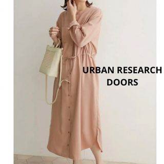 アーバンリサーチドアーズ(URBAN RESEARCH DOORS)のURBAN RESEARCH DOORS  ポケットギャザーワンピース(ロングワンピース/マキシワンピース)