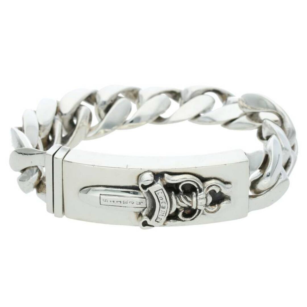 Chrome Hearts(クロムハーツ)のクロムハーツ  ID DAGGER/ダガーIDクラシックリンク シルバーブレスレット メンズ 11LINK メンズのアクセサリー(ブレスレット)の商品写真