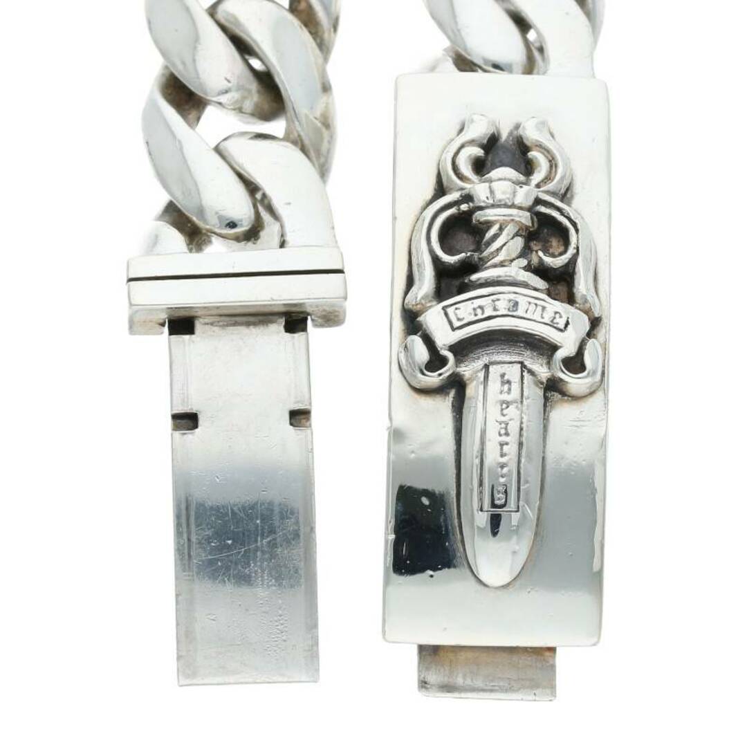 Chrome Hearts(クロムハーツ)のクロムハーツ  ID DAGGER/ダガーIDクラシックリンク シルバーブレスレット メンズ 11LINK メンズのアクセサリー(ブレスレット)の商品写真