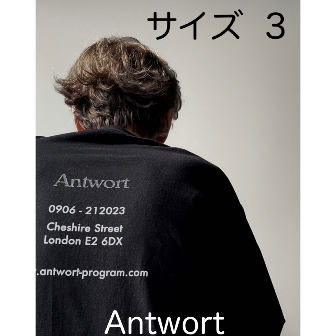 Tシャツ/カットソー(七分/長袖)Antwort STAFF LS T-SHIRT black 3