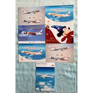 ジャル(ニホンコウクウ)(JAL(日本航空))の日本航空ポストカード7枚セット(写真/ポストカード)