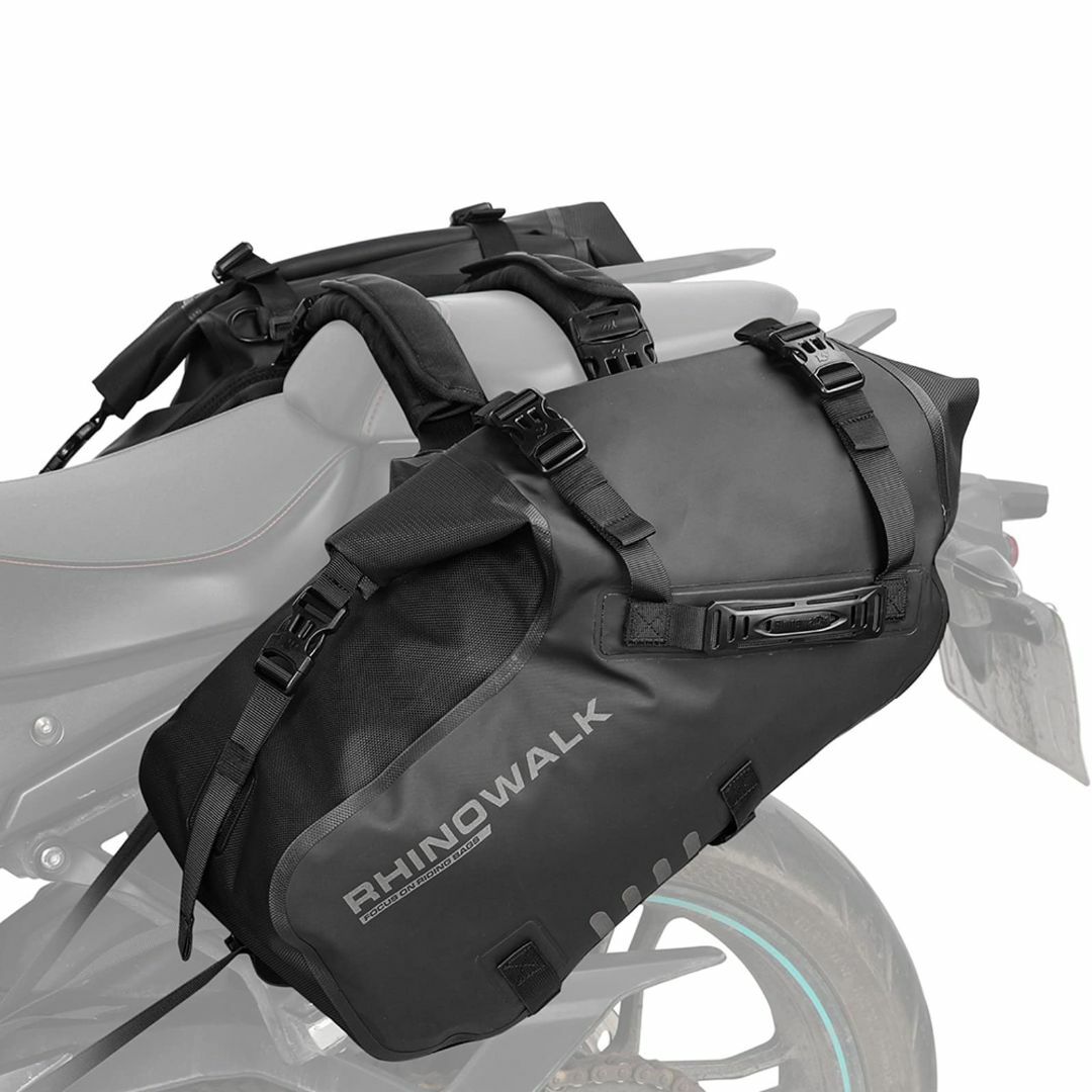 バイク用 防水サイドバッグ 28L 大容量 ツーリングバッグ ロングツーリング