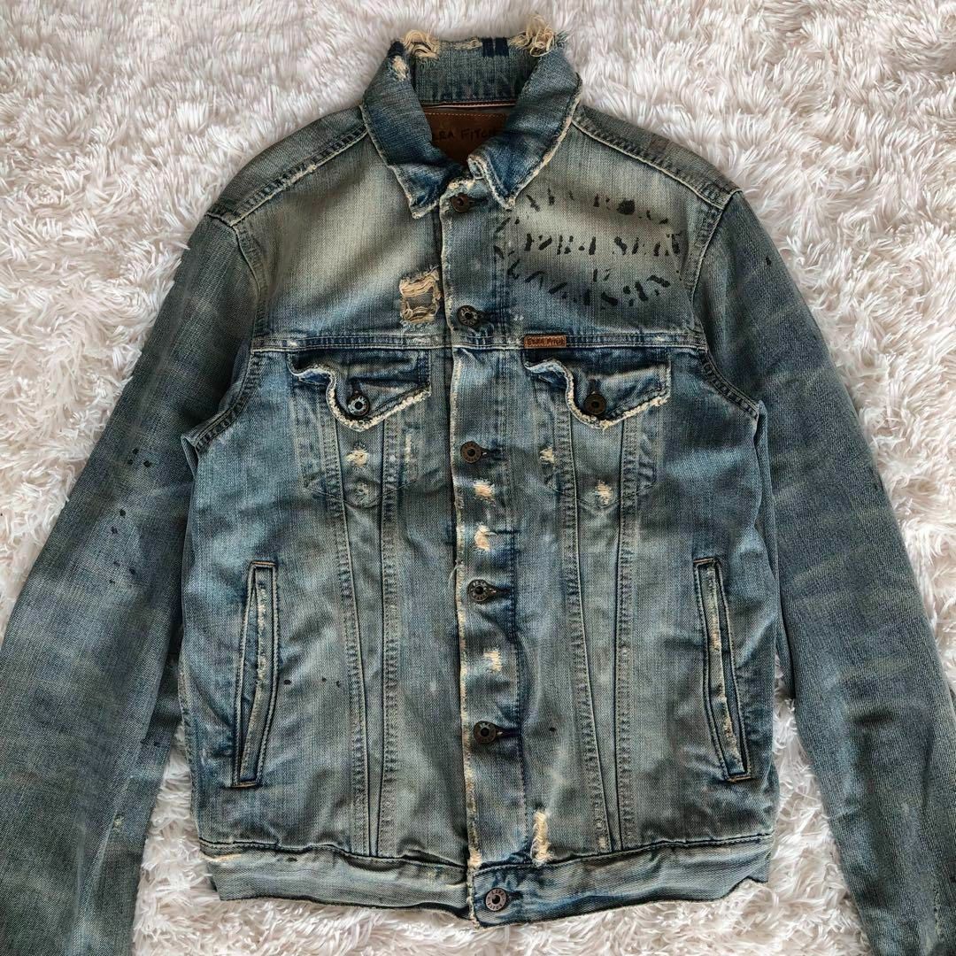 Abercrombie&Fitch - EZRA FITCHエズラフィッチ ダメージ加工 Abercrombie&Fitch - EZRA FITCHエズラフィッチ ダメージ加工