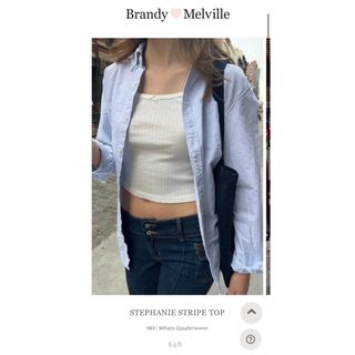 ブランディーメルビル(Brandy Melville)のBrandy Melville シャツ(Tシャツ(半袖/袖なし))