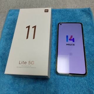 中古品 Xiaomi Mi 11 lite 5G イエロー(スマートフォン本体)