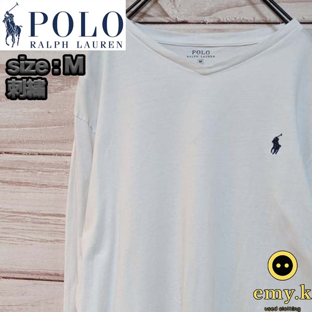 POLO(RALPH LAUREN) - ポロ ラルフローレン Tシャツ 長袖 刺繍 ワン