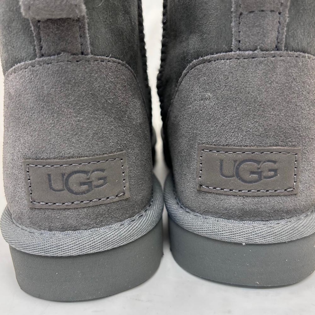 新品UGG レディースブーツ CLASSIC MINI Ⅱ グレー 25.0cm