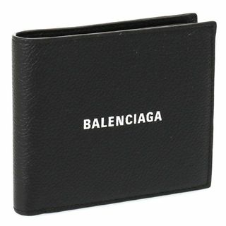 美品✨BALENCIAGA　エブリデイ　三つ折り財布　グリッターレザー　黒グレー