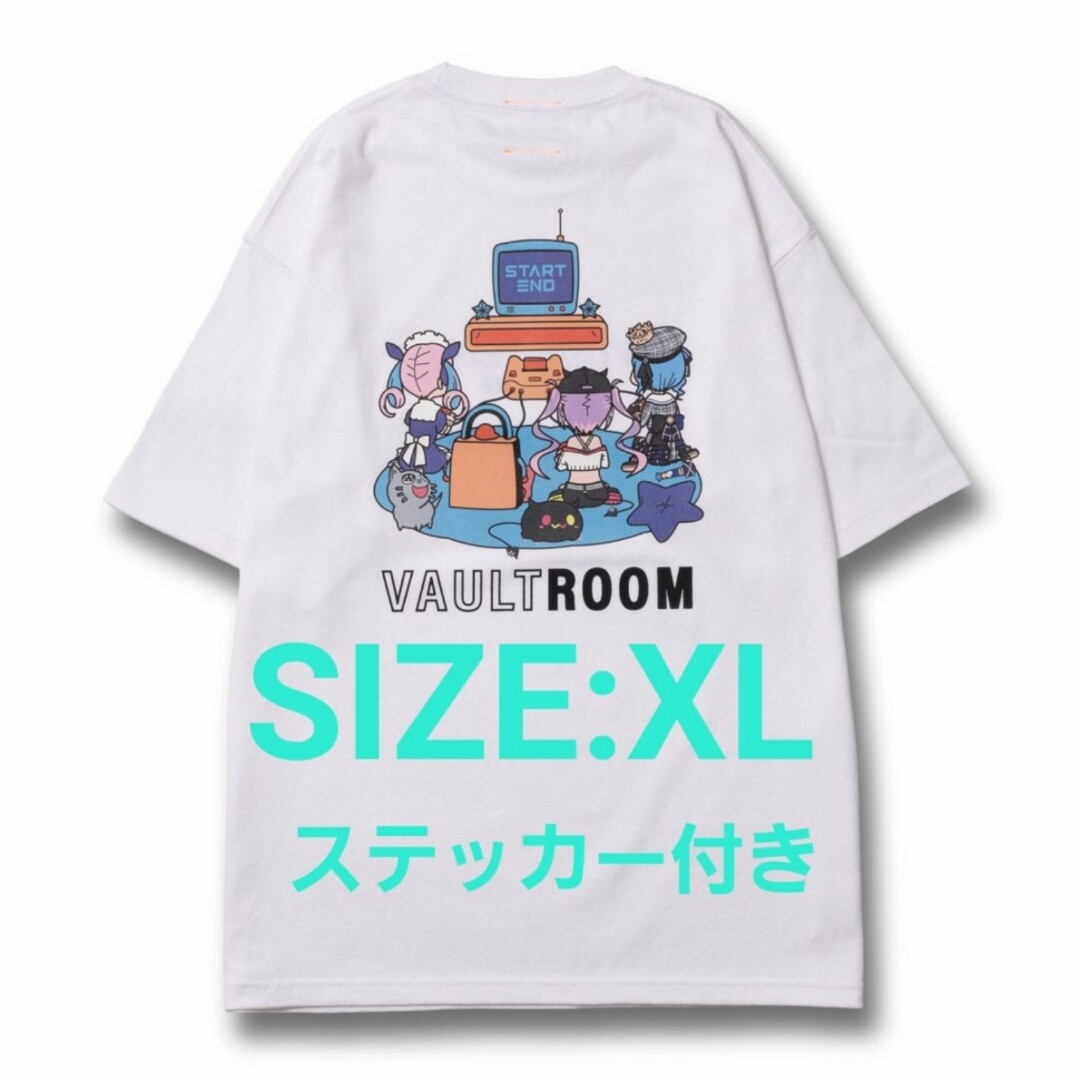 vaultroom STARTEND TEE ホロライブ white XL-