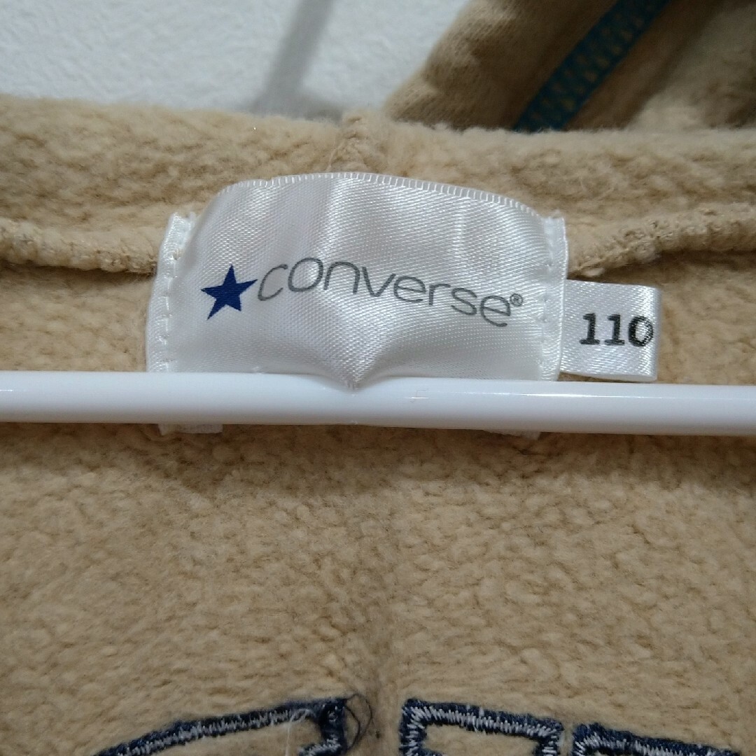 CONVERSE(コンバース)のコンバース　パーカー　バックプリント　110 裏起毛 キッズ/ベビー/マタニティのキッズ服男の子用(90cm~)(その他)の商品写真