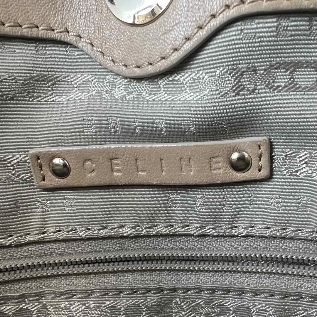 CELINE セリーヌ 2way ハンドバッグ ショルダーバッグ ベージュ