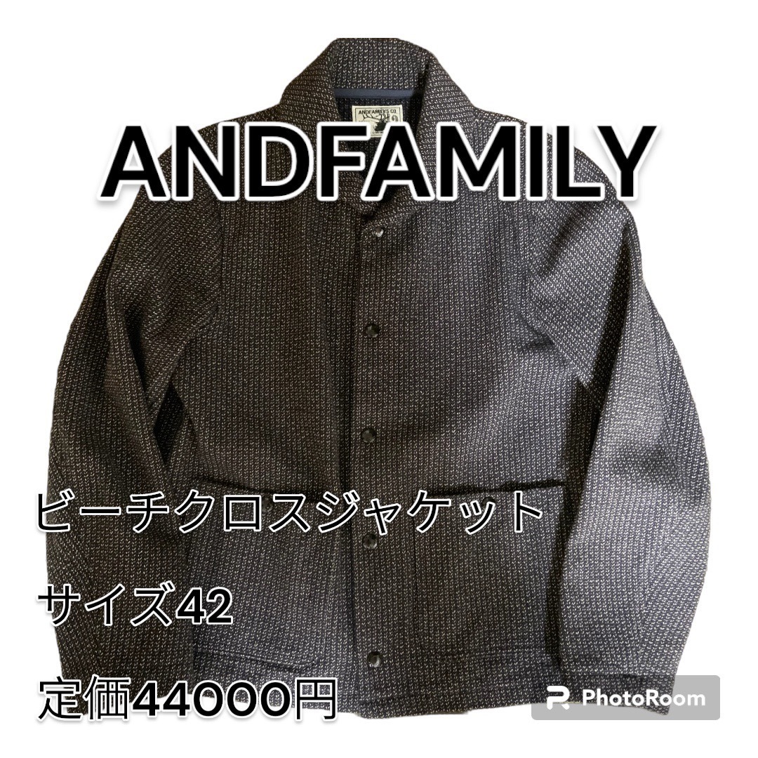 ANDFAMILY ビーチクロスジャケット サイズ42