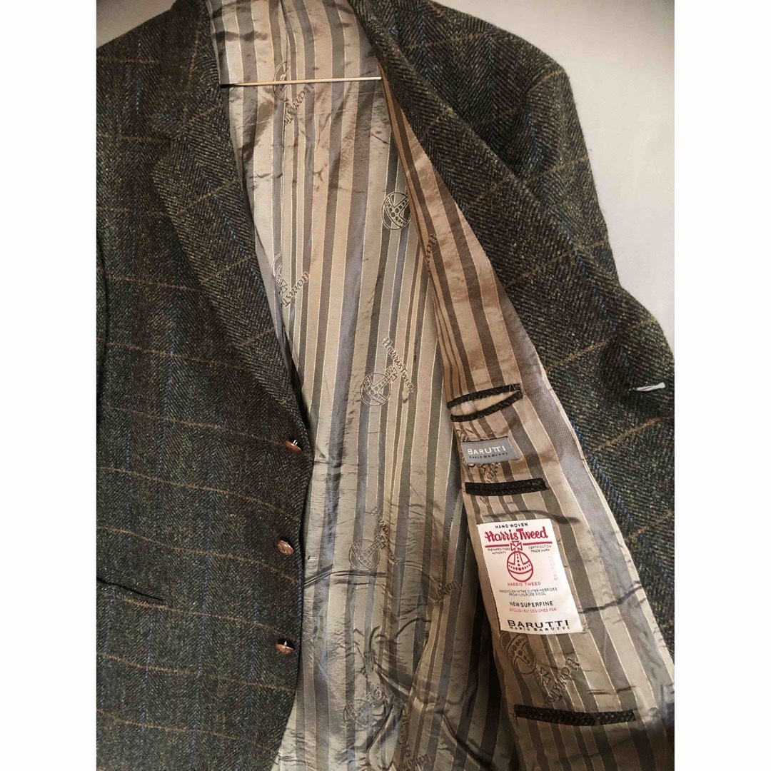 Harris Tweed(ハリスツイード)の【美品】Harris tweed ヴィンテージ テーラードジャケット メンズのジャケット/アウター(テーラードジャケット)の商品写真