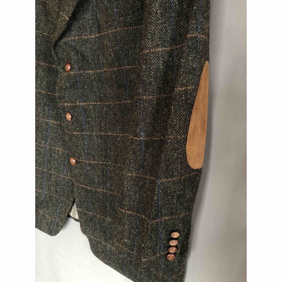 Harris Tweed(ハリスツイード)の【美品】Harris tweed ヴィンテージ テーラードジャケット メンズのジャケット/アウター(テーラードジャケット)の商品写真