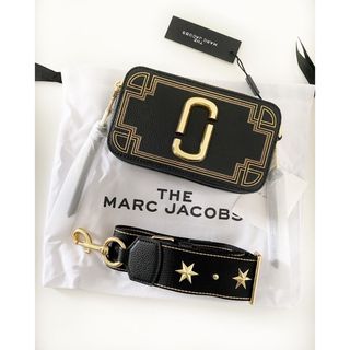 マークジェイコブス(MARC JACOBS)のMARC JACOBS SNAPSHOT GILDED (BLACK)(ショルダーバッグ)