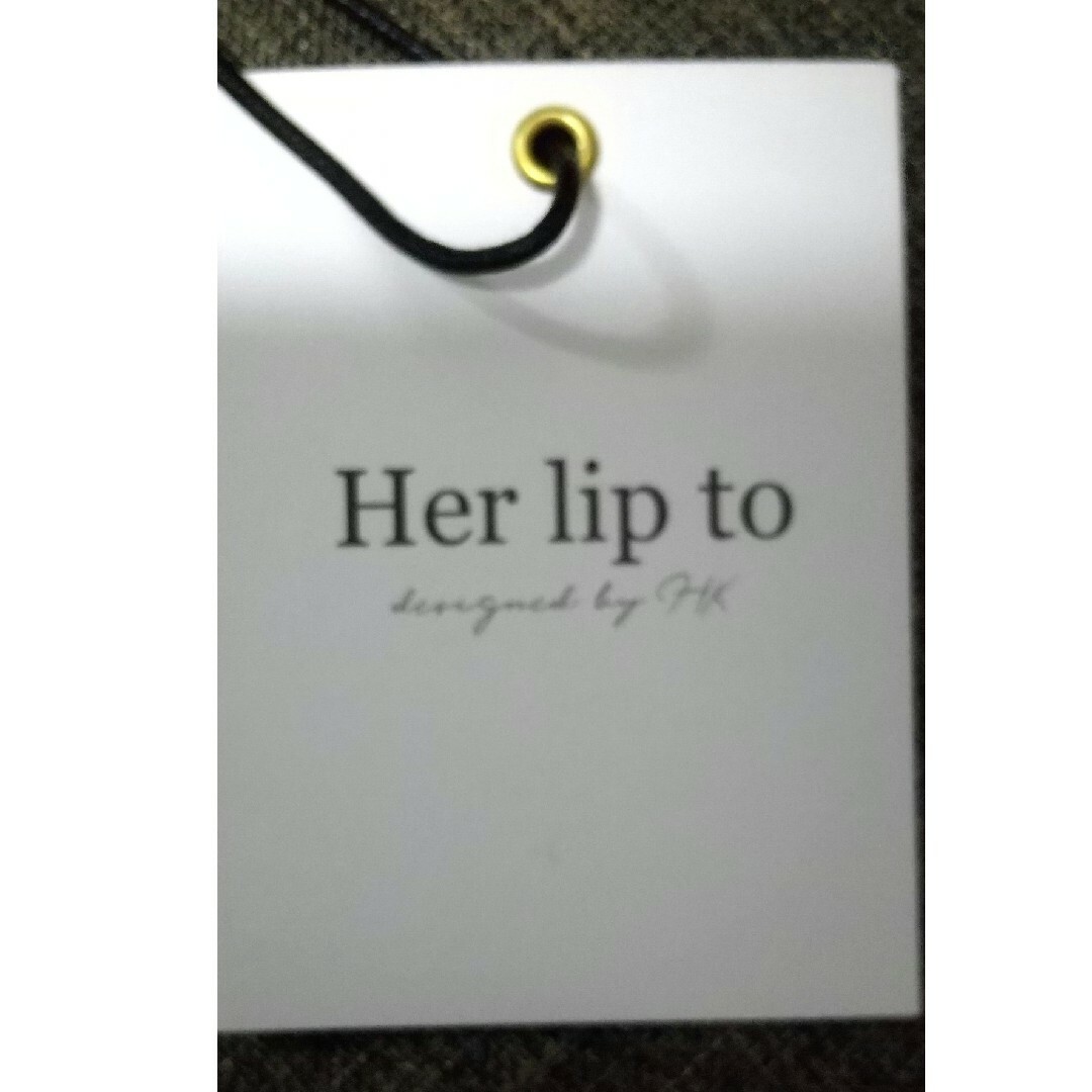 【未使用】Her lip to チェスター マルチウェイ ニットドレス