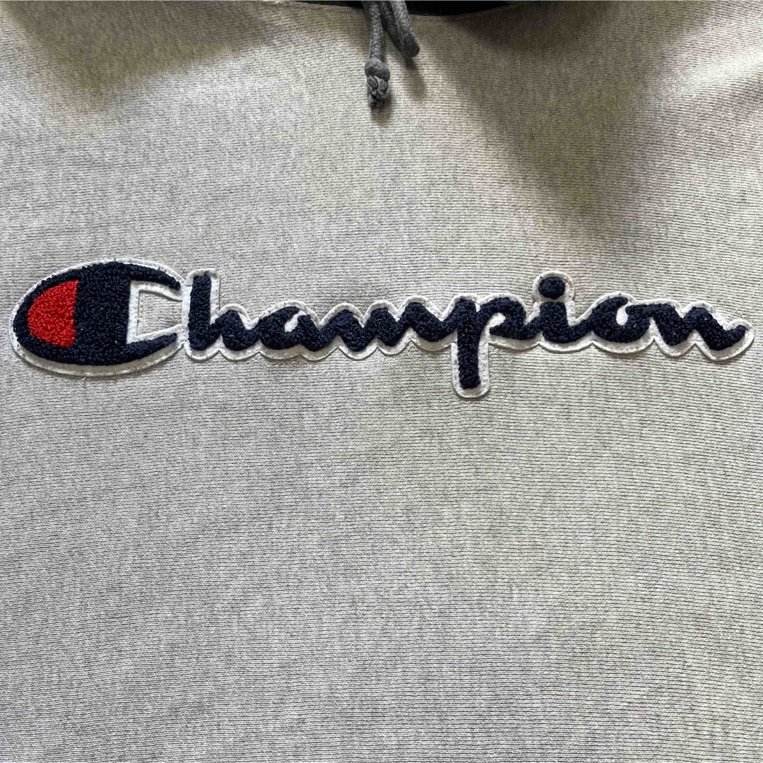 Champion(チャンピオン)の【CHAMPION】リバースウィーブ センターロゴ 切り替え 3XLサイズ メンズのトップス(パーカー)の商品写真