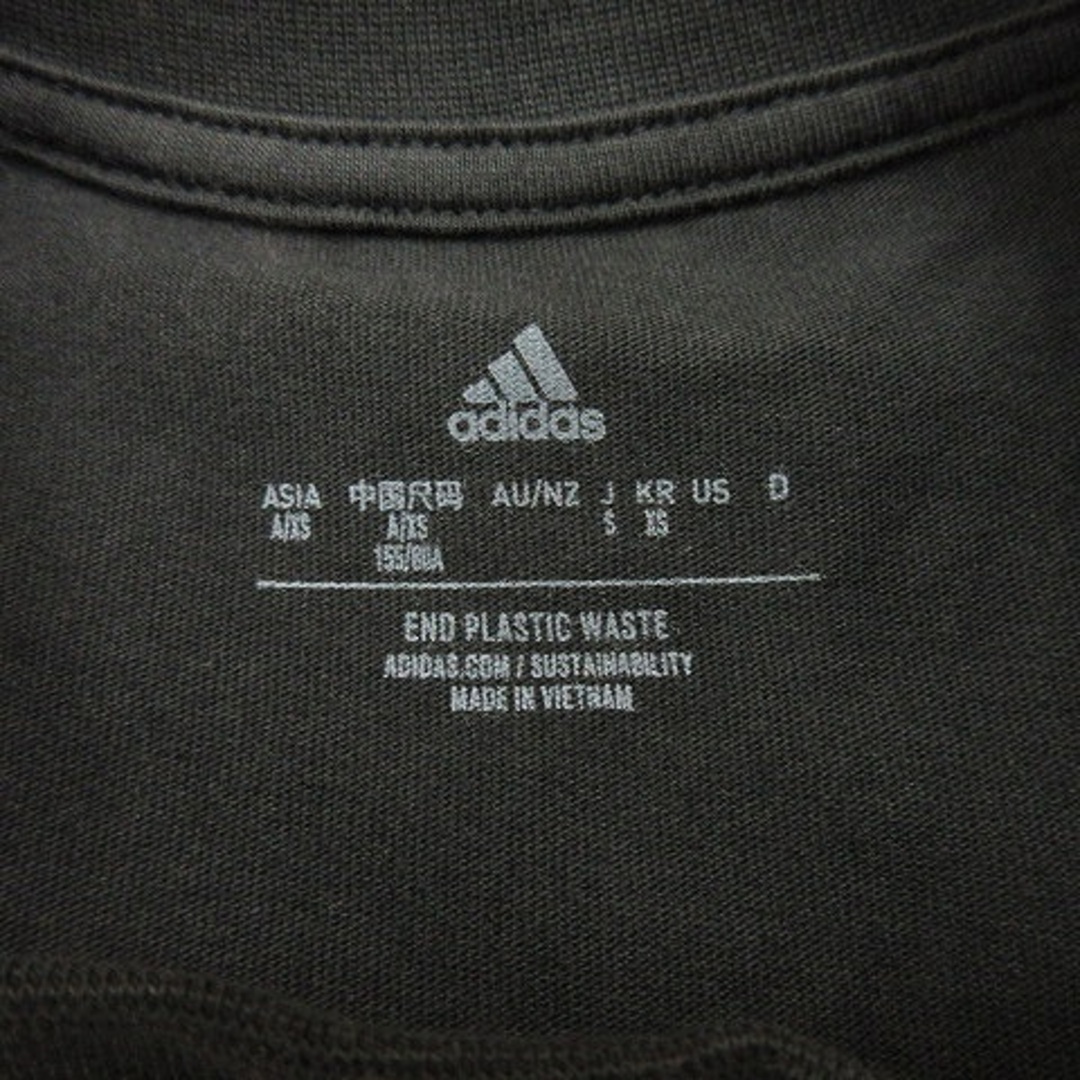 adidas(アディダス)のアディダス タグ付き 半袖 Ｔシャツ ロゴ プリント  コットン 黒 S  レディースのトップス(Tシャツ(半袖/袖なし))の商品写真