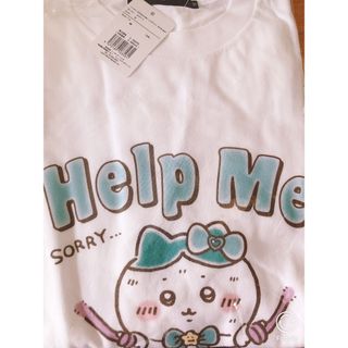 チイカワ(ちいかわ)のちいかわ 超まじかるちいかわ ビッグTシャツ Help Me Again！ ホワ(Tシャツ(半袖/袖なし))