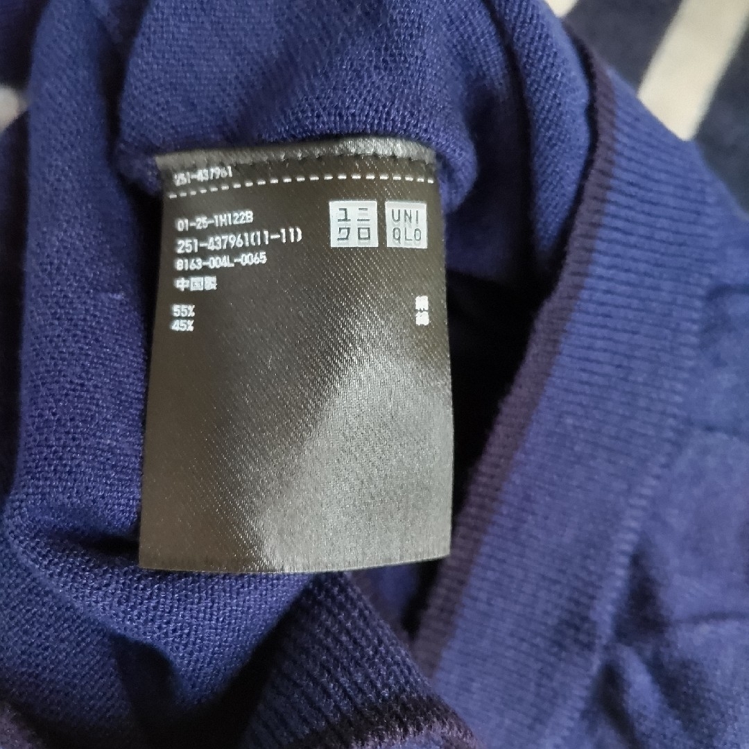 UNIQLO(ユニクロ)のUNIQLO +J シルクコットンクルーネックセーター ブルー レディースのトップス(ニット/セーター)の商品写真