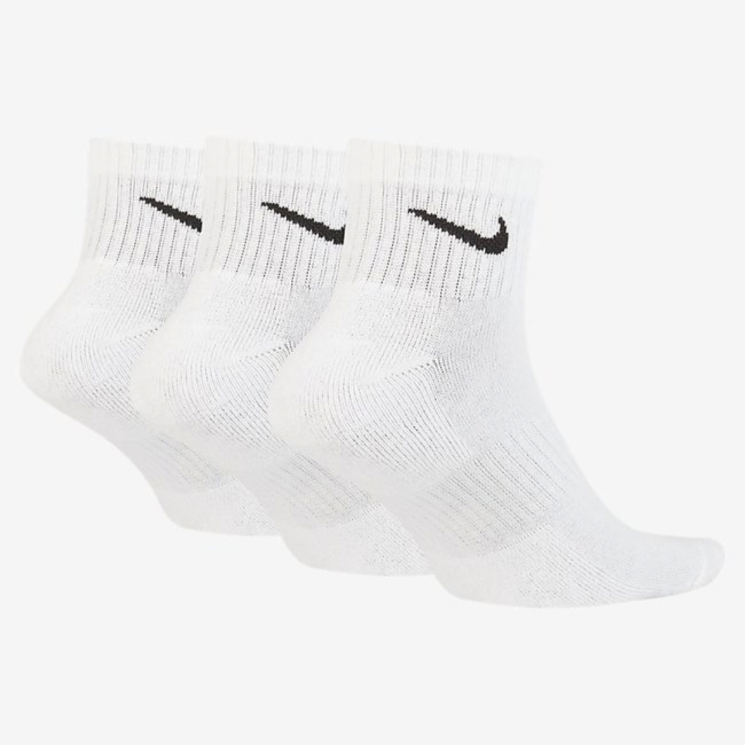 NIKE(ナイキ)の【セール】27〜29cm【3足組】　ナイキ ソックス　靴下  SX7667 白 メンズのレッグウェア(ソックス)の商品写真