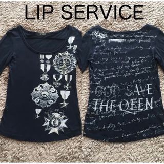 リップサービス(LIP SERVICE)の七分袖Tシャツ カットソー LIPSERVICE(カットソー(長袖/七分))