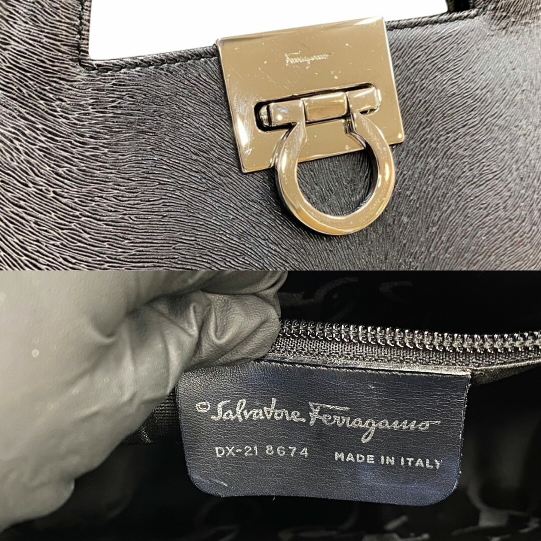 サルヴァトーレフェラガモ ガンチーニ ハンドバッグ ショルダーバッグ 2WAY FZ21A871 レザー レディース Salvatore Ferragamo 【219-05949】