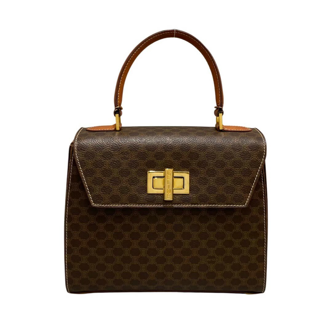 極 美品 CELINE セリーヌ ヴィンテージ マカダム ブラゾン トリオンフ