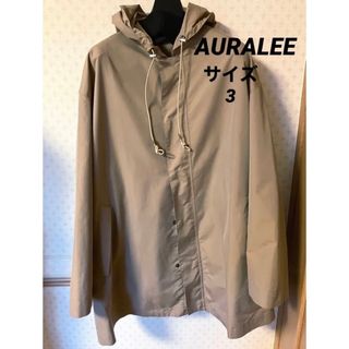 オーラリー(AURALEE)の未使用品　FINX POLYESTER HOODED COAT(その他)