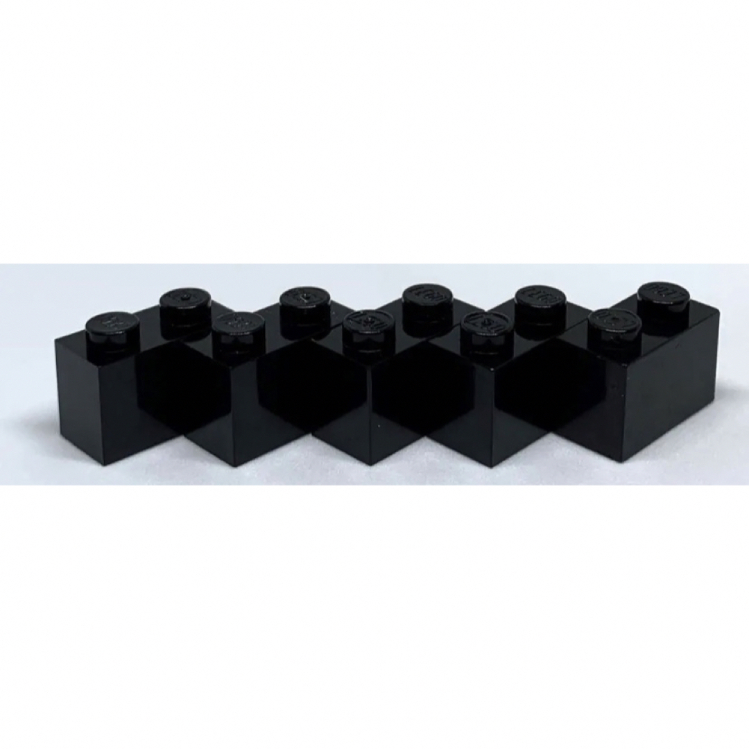 LEGO パーツ　ブロック　黒　1×2　5個 キッズ/ベビー/マタニティのおもちゃ(知育玩具)の商品写真