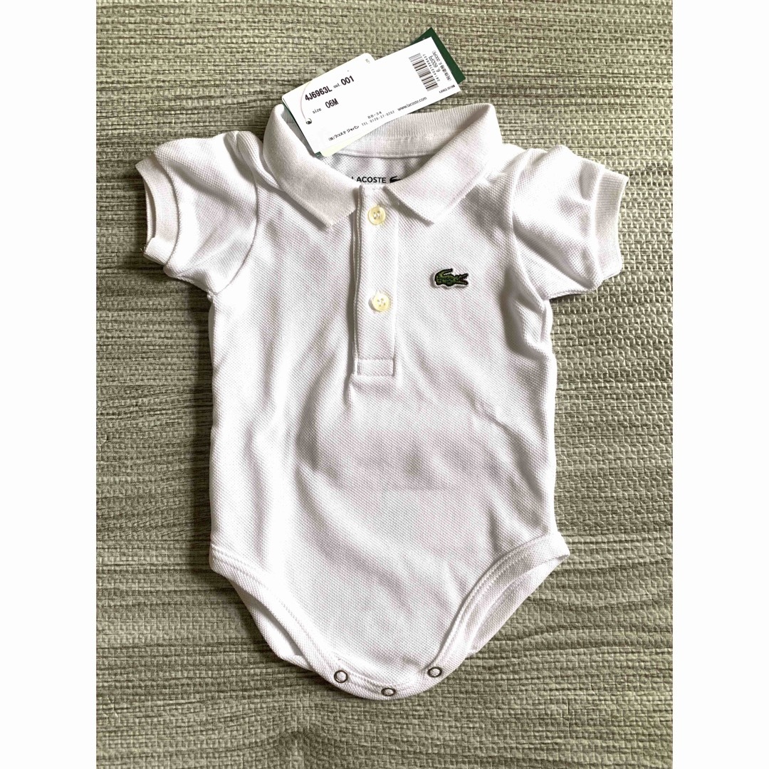 LACOSTE(ラコステ)のラコステ　ボディスーツ　6month キッズ/ベビー/マタニティのベビー服(~85cm)(ロンパース)の商品写真