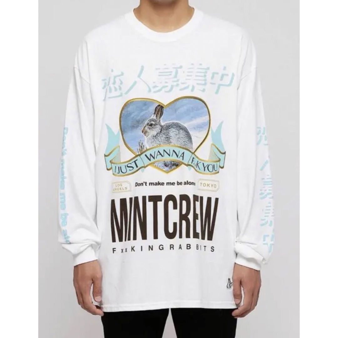 FR2 MINTCREW ロンT レア コラボ 恋人募集中 完売品 即購入可能 - T