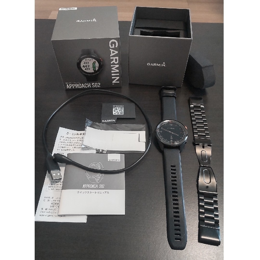 GARMIN - GARMIN APPROACH S62 ブラック ガーミン 替えベルトオマケの