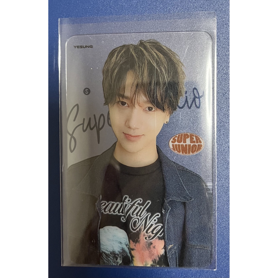 SUPER JUNIOR(スーパージュニア)のSUPERJUNIOR イェソン クリアカード エンタメ/ホビーのCD(K-POP/アジア)の商品写真
