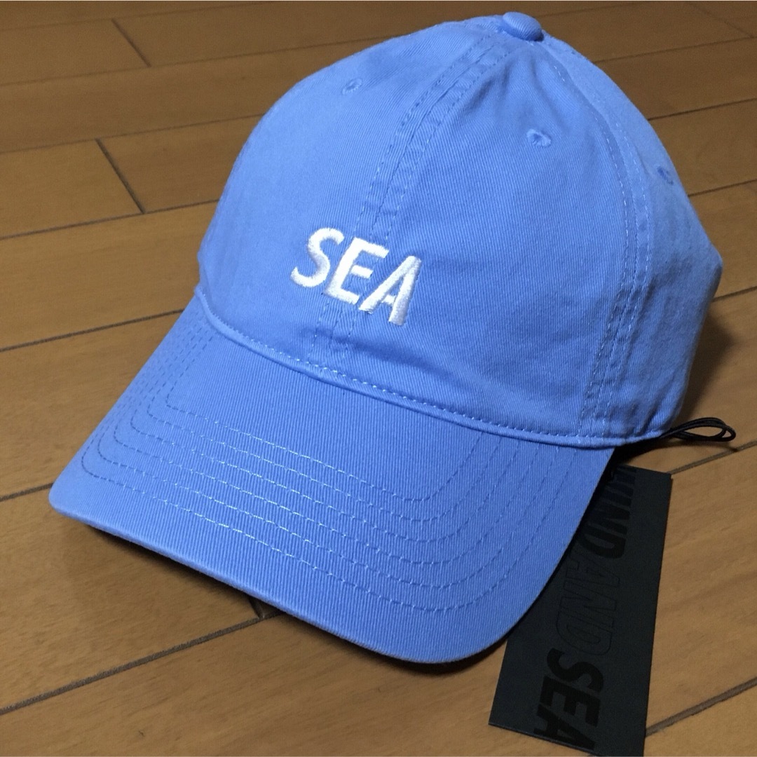 新品 WIND AND SEA CAP 帽子 キャップ 水色 SAX