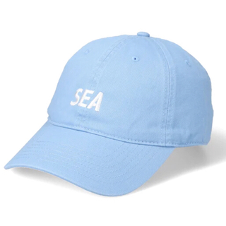 ウィンダンシー(WIND AND SEA)の新品 WIND AND SEA CAP 帽子 キャップ 水色 SAX(キャップ)