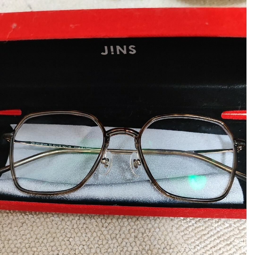 JINS　スクエア　眼鏡　サングラス | フリマアプリ ラクマ