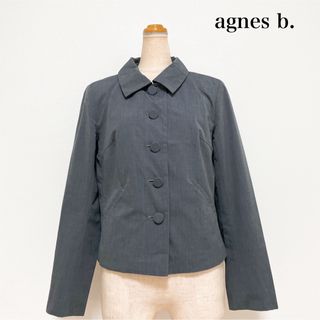 アニエスベー(agnes b.)のagnes b. ジャケット グレー お仕事 セレモニー 七五三 入学式 卒業式(テーラードジャケット)